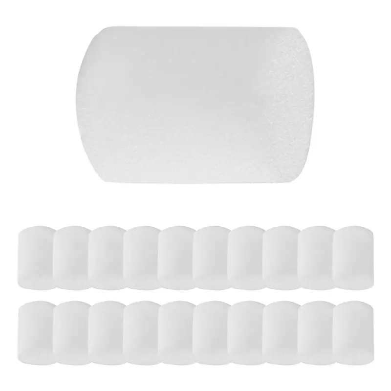BAAJ-100Pcs Hydroponic Sponge Cylindrical 19 Mm For Vegetable Plant Cultivation In Net Pots, Plant Growth Accessories