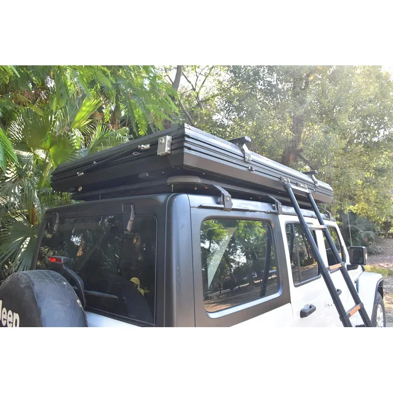 High Quality Aluminum Hard Shell Roof Top Tent for Outdoor Camping, Suitable for Car Use