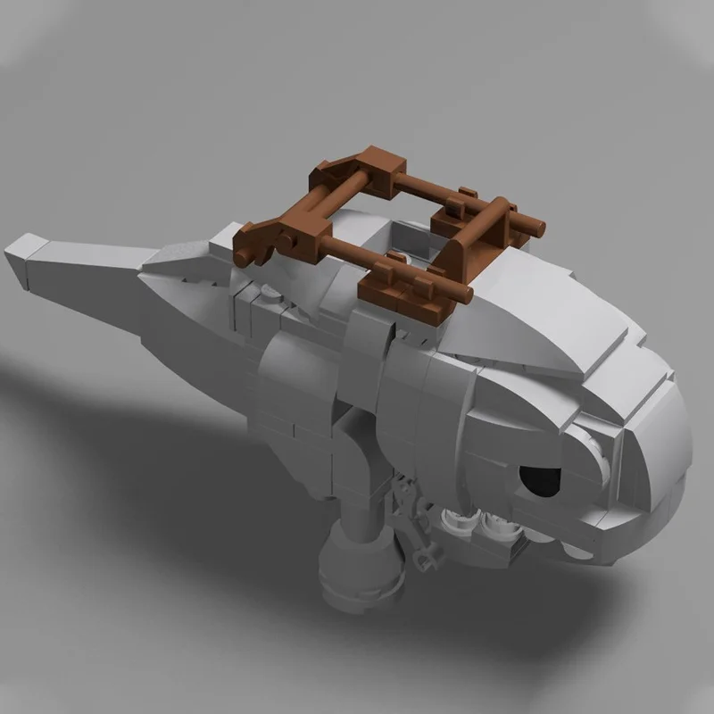186 pçs moc estrela massa blurrg montar criatura alienígena premium diy modelo blocos de construção brinquedos aniversário presente