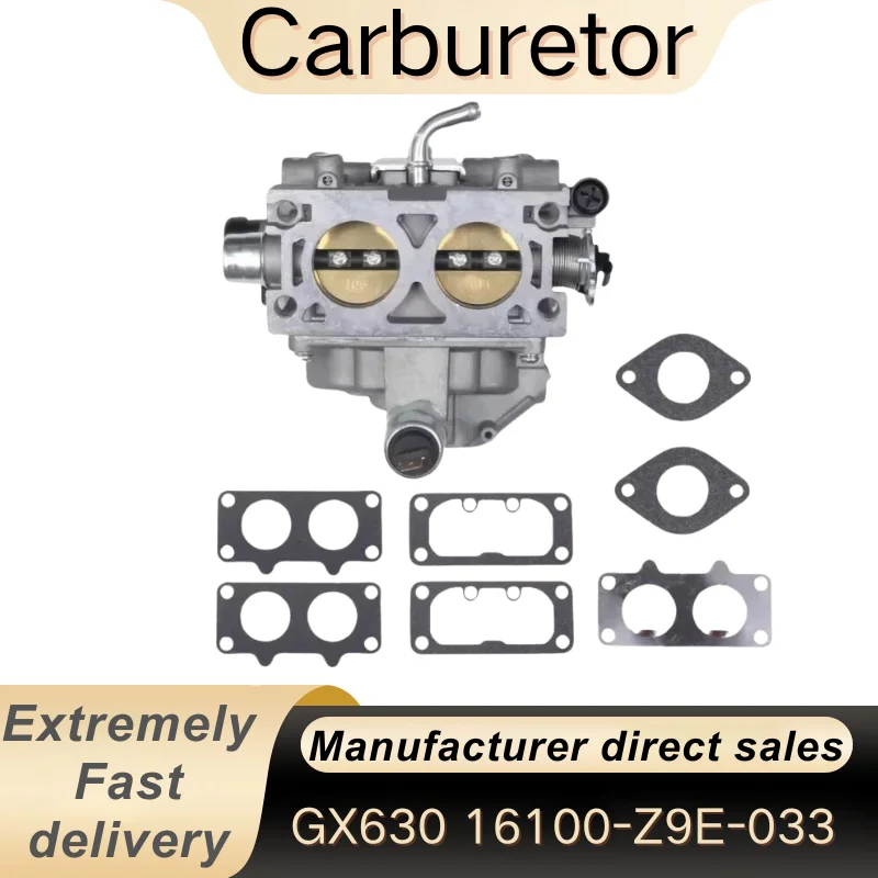 

Gasoline Engine Gx630 Gx630r Gx630rh Gx660 Gx690 Double Cylinder Generator Carburetor 16100-Z9E-033 16100-Z9E-023 16100-Z9E-003