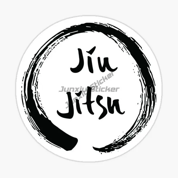 Brazilian Jujutsu JIU-JITSU Car Stickers Are Suitable for Any Smooth Flat PVC Material, Vinyl Waterproof and Sunscreen Stickers