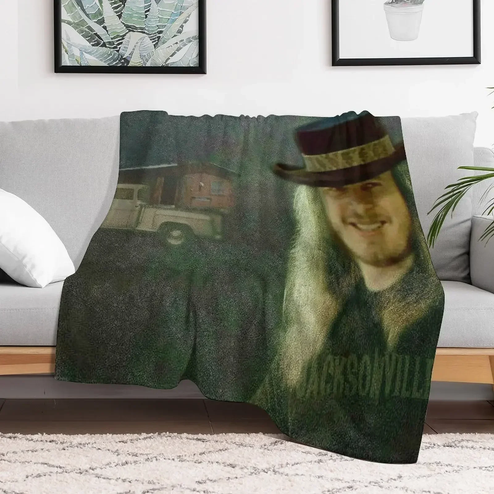 

Ronnie Van Zant Throw Blanket Luxury Brand blankets and throws Custom anime Blankets Stuffeds Plush Shaggy bed plaid Blankets