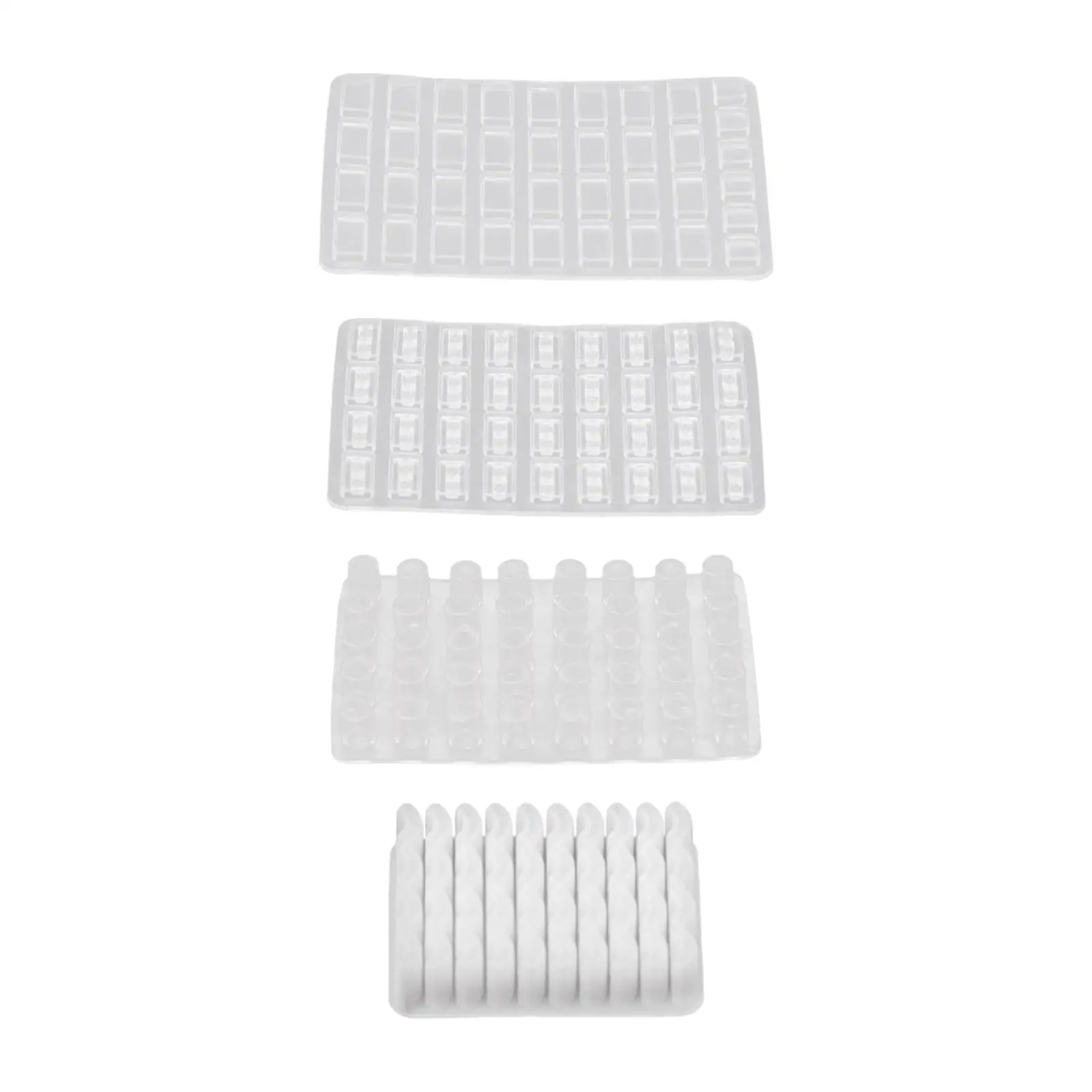 2-6pack Miniature Wall Bricks Mould Easy to Clean for Architecture