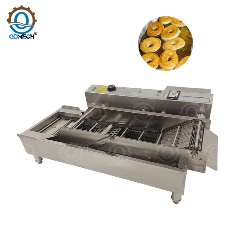 Double Belt Conveyor Deep Fryer Continuous Snack Donut & French Fries Machine Gas Powered Global Best Seller