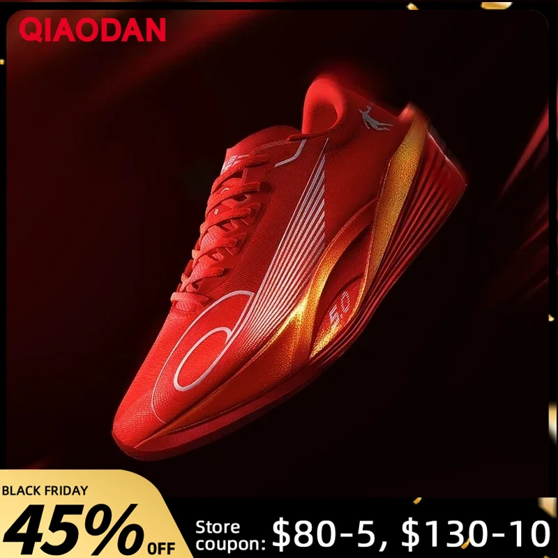 

QIAODAN Feiying PB5.0 Men 2025 Autumn Running Shoes Ultra-light Carbon Plate Shock-absorbing Sports Shoes Sneakers QDB023252299
