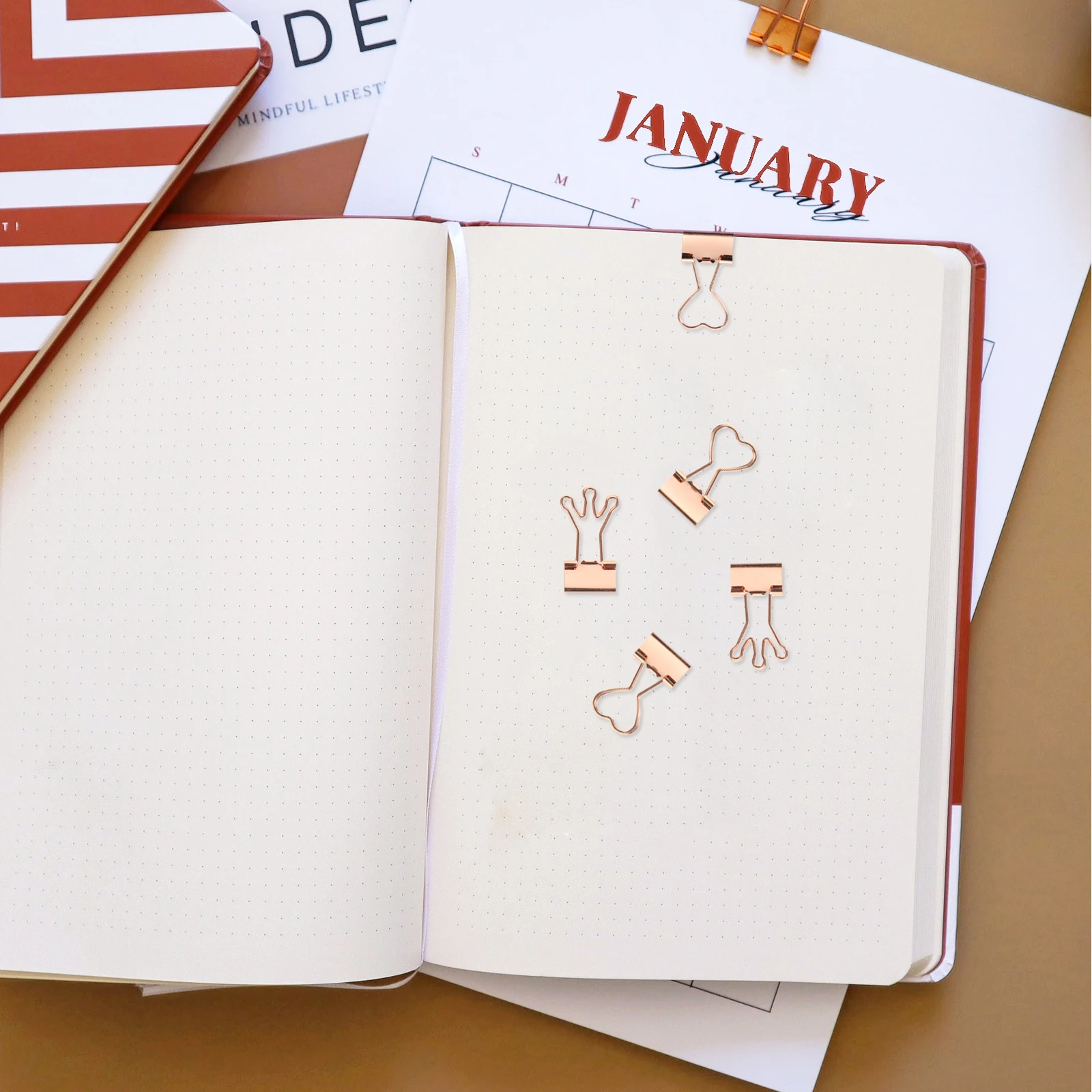 

10 Pcs Mini Love Long Tail Clip Office Binder Clips Heart Shaped Paper Metal Kit