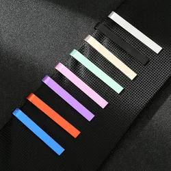 4cm Tie Clip for Men Simple Metal Colorful Practical Necktie Clasp Pin