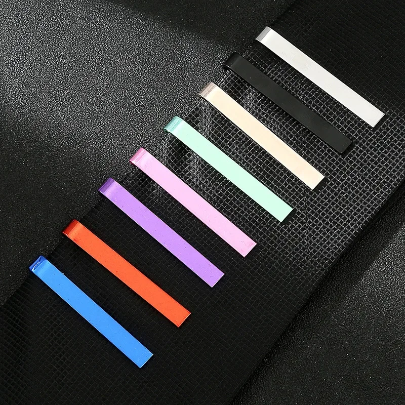 4cm Tie Clip for Men Simple Metal Colorful Practical Necktie Clasp Pin
