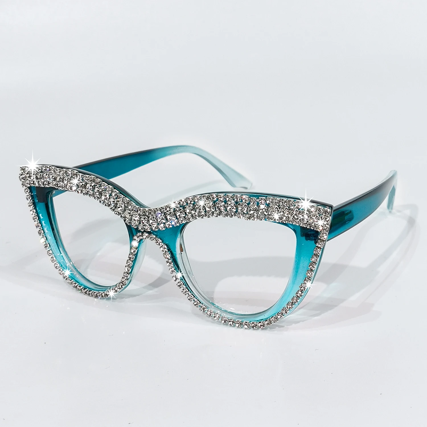 2 Stück elegante Cat-Eye-Lesebrillen für Damen und Herren, Büro- und Computergebrauch, trendige Lesebrillen, Computerbrillen – Detail 8