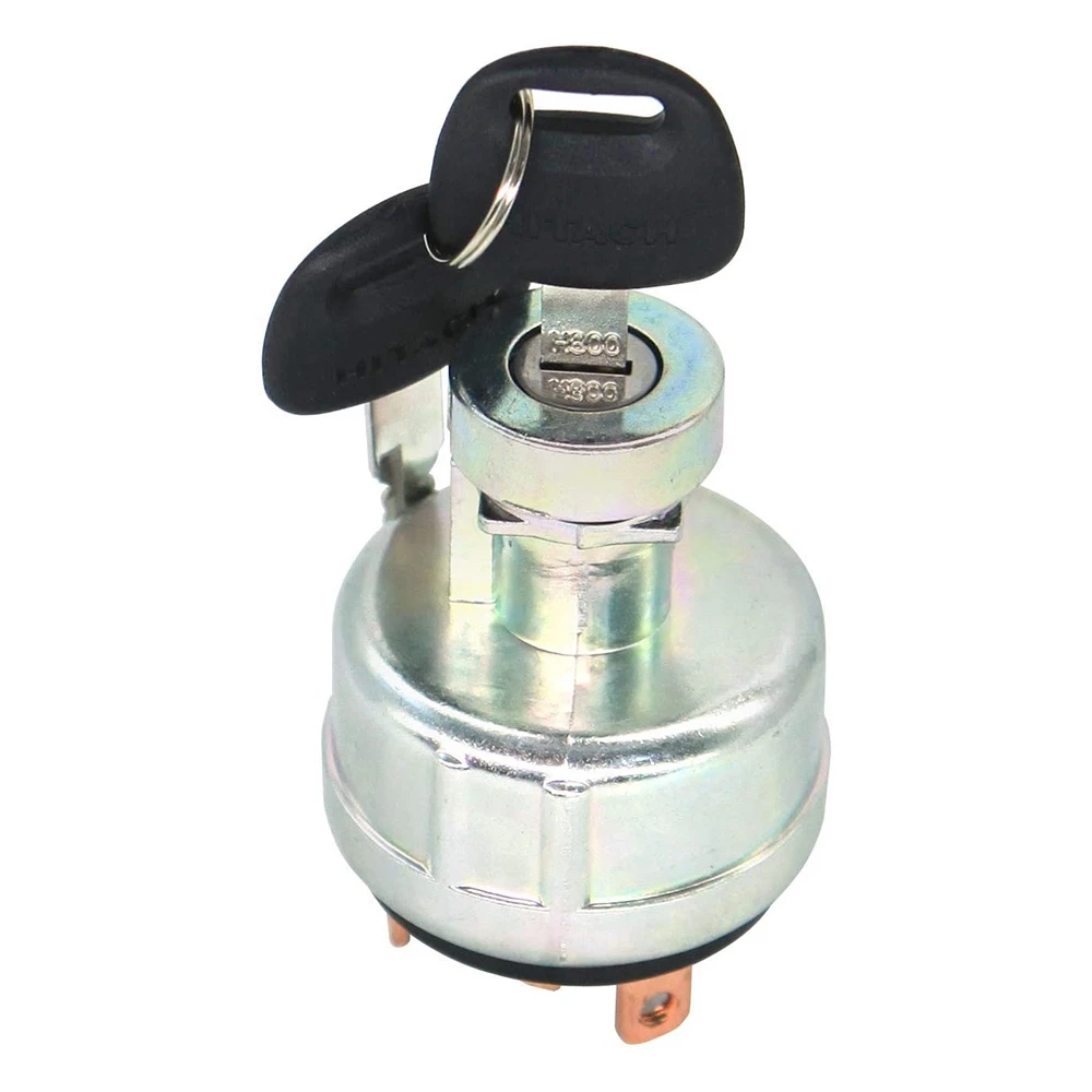 

A21E-4186743 4186745 Выключатель зажигания с 2 ключами для экскаватора Hitachi EX160WD EX200, цилиндр замка зажигания