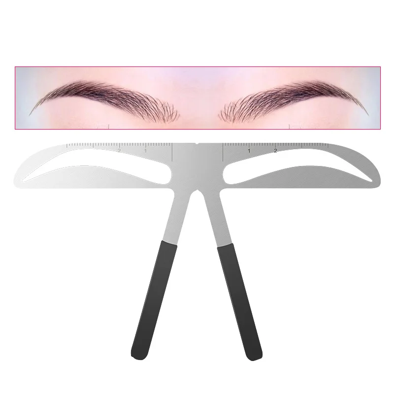 Portable Golden Ratio Caliper Ruler Brow Stencil Template Eyebrow Measuring Shaping Tool Microblading Accesories PMU Supplies