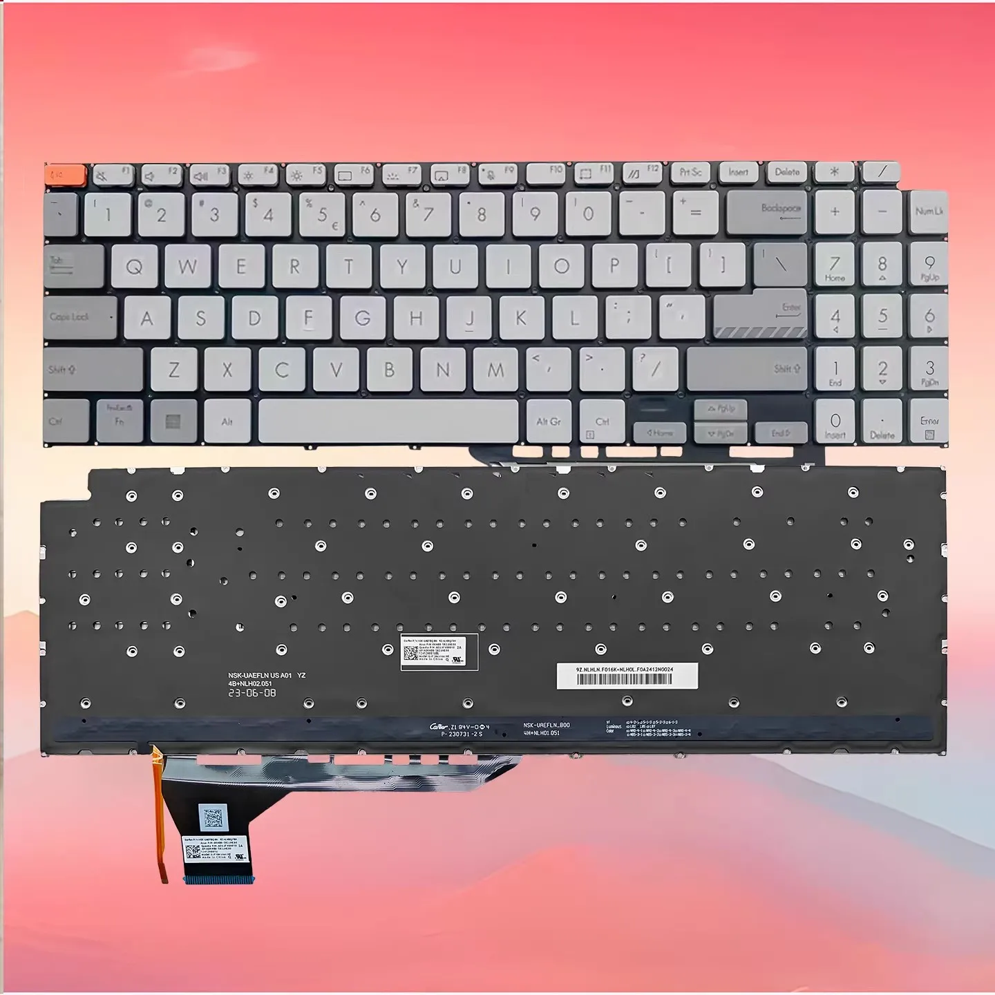 New Laptop For ASUS Vivobook Pro 16X OLED K6604 K6604JV K6604Z US Keyboard Backlit