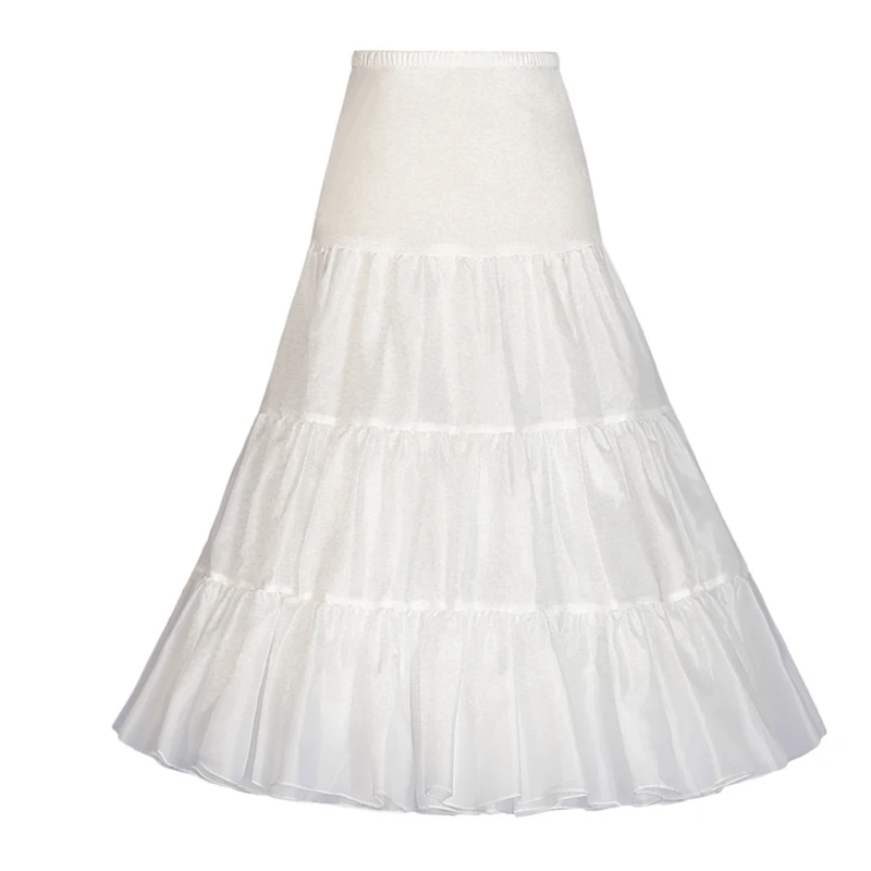 A-line Petticoat Crinoline Short Slips Underskirt for 50s Victorian Dress N0HE