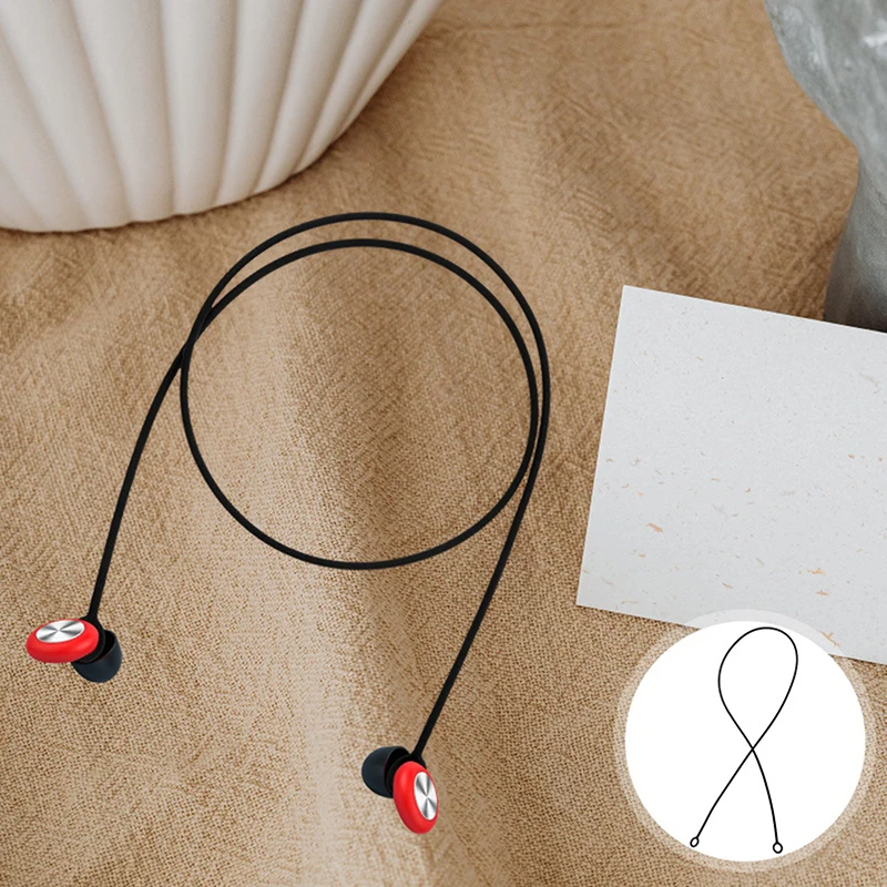 1PC Outdoor Earplugs Earbud Lanyard Work Travel Sleep Connector Cord Anti-lost Rope Silica Gel Earphone Strap Accessories
