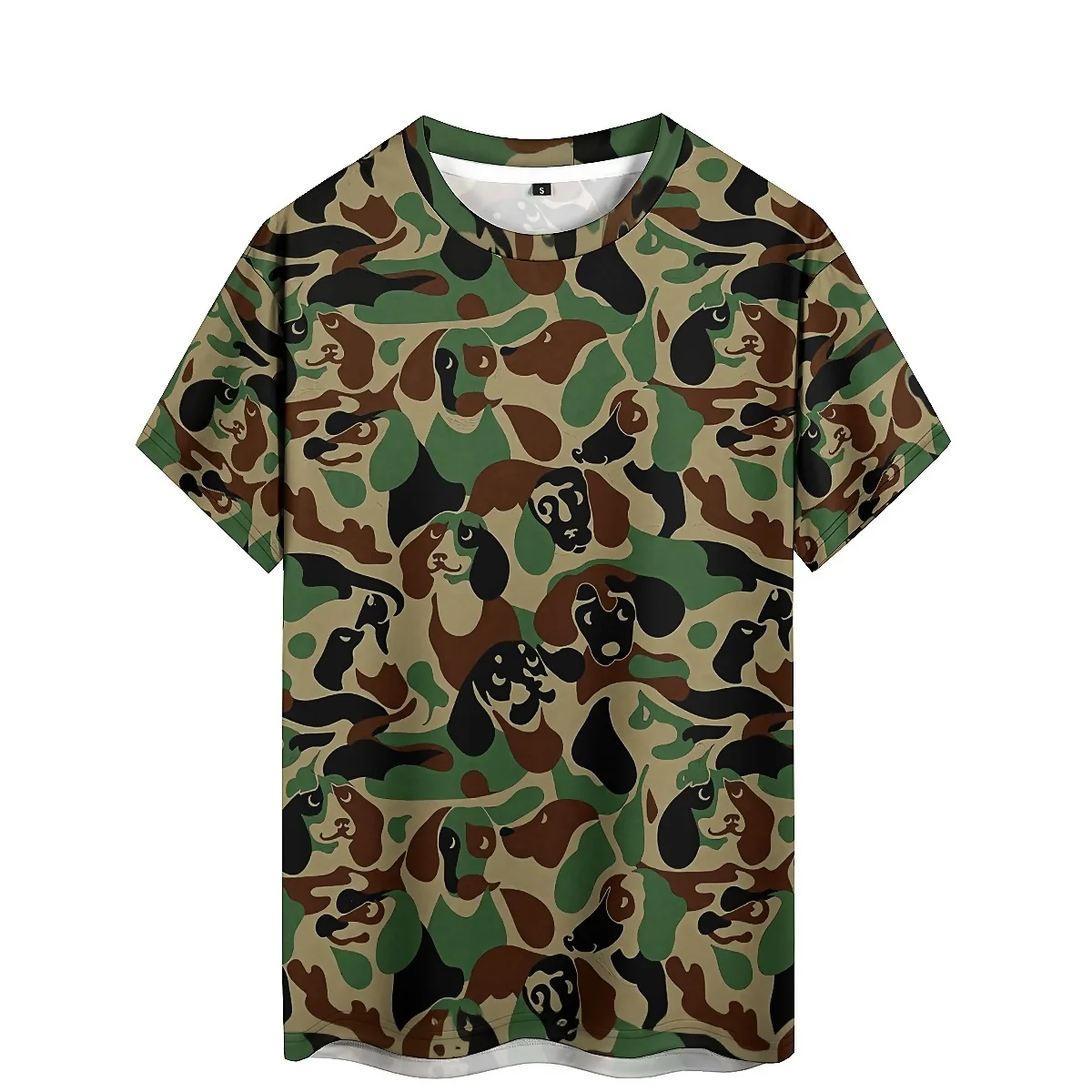 

Men's Hawaiian Style Street Fashion 3D Printed Short-Sleeve T-Shirt - High-Quality Printing, Smooth Fabric