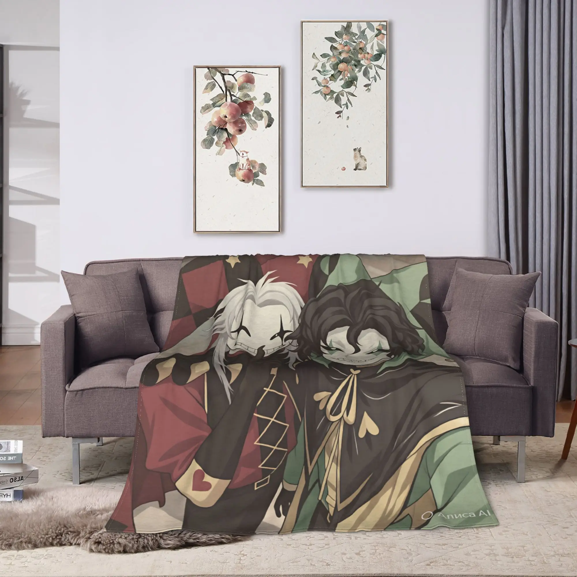 The Freak Circus  Blanket  Soft Graphic Plush Throw Blanket For Children Living Room Flannel Bedspread Bed Cover