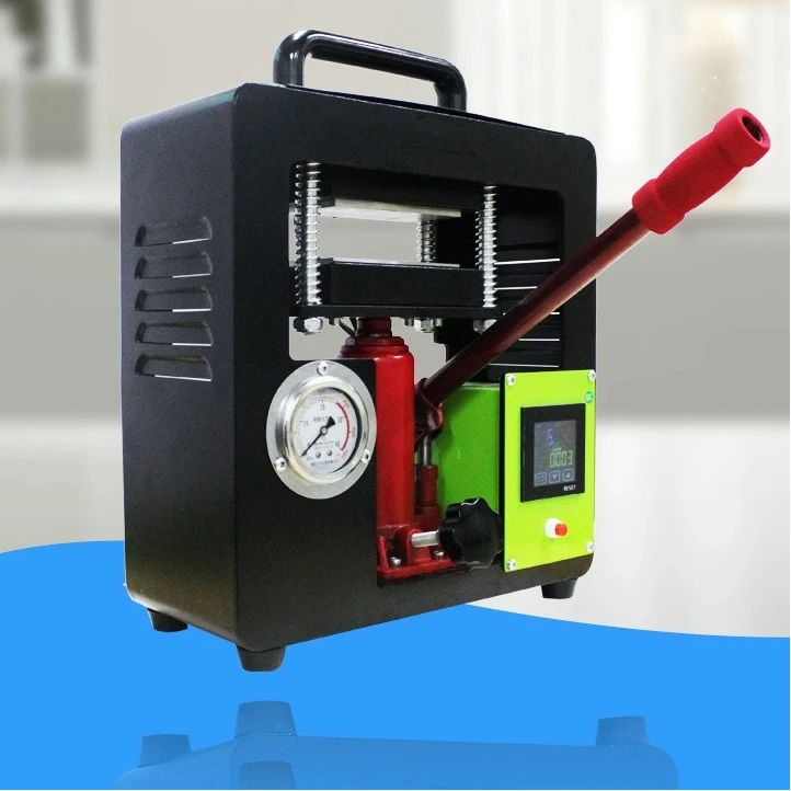 

Manual Hydraulic Two-sided Heating High Hydraulic Pressure Lroning Tree Wax Machine AP2047 With Pressure Gauge Hot Stamping