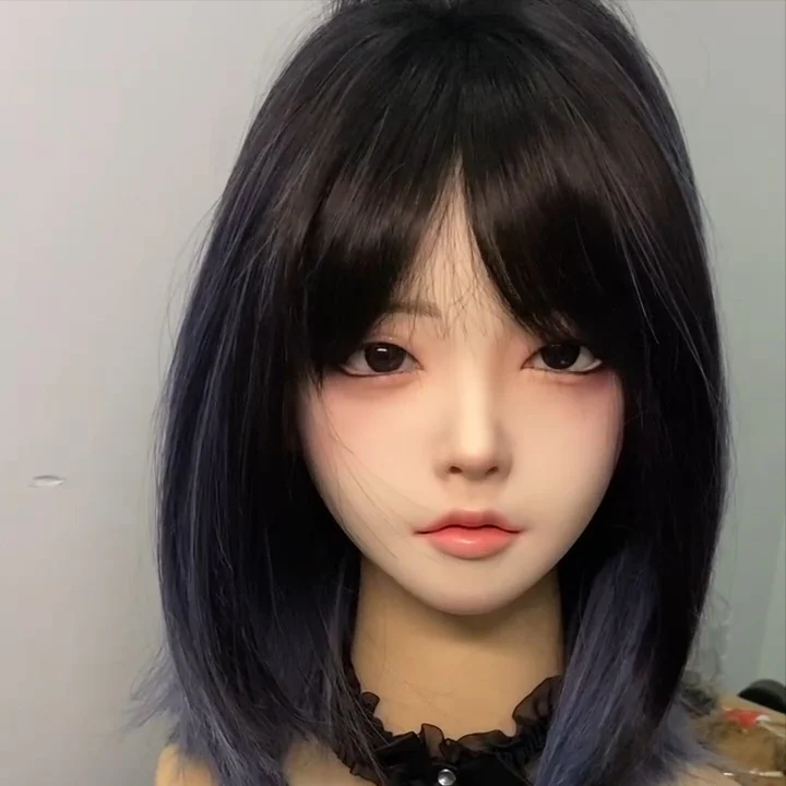 

High-end silicone head carving, Yaoyao, manual hair transplant, opening and closing chin, simulated population, male cos