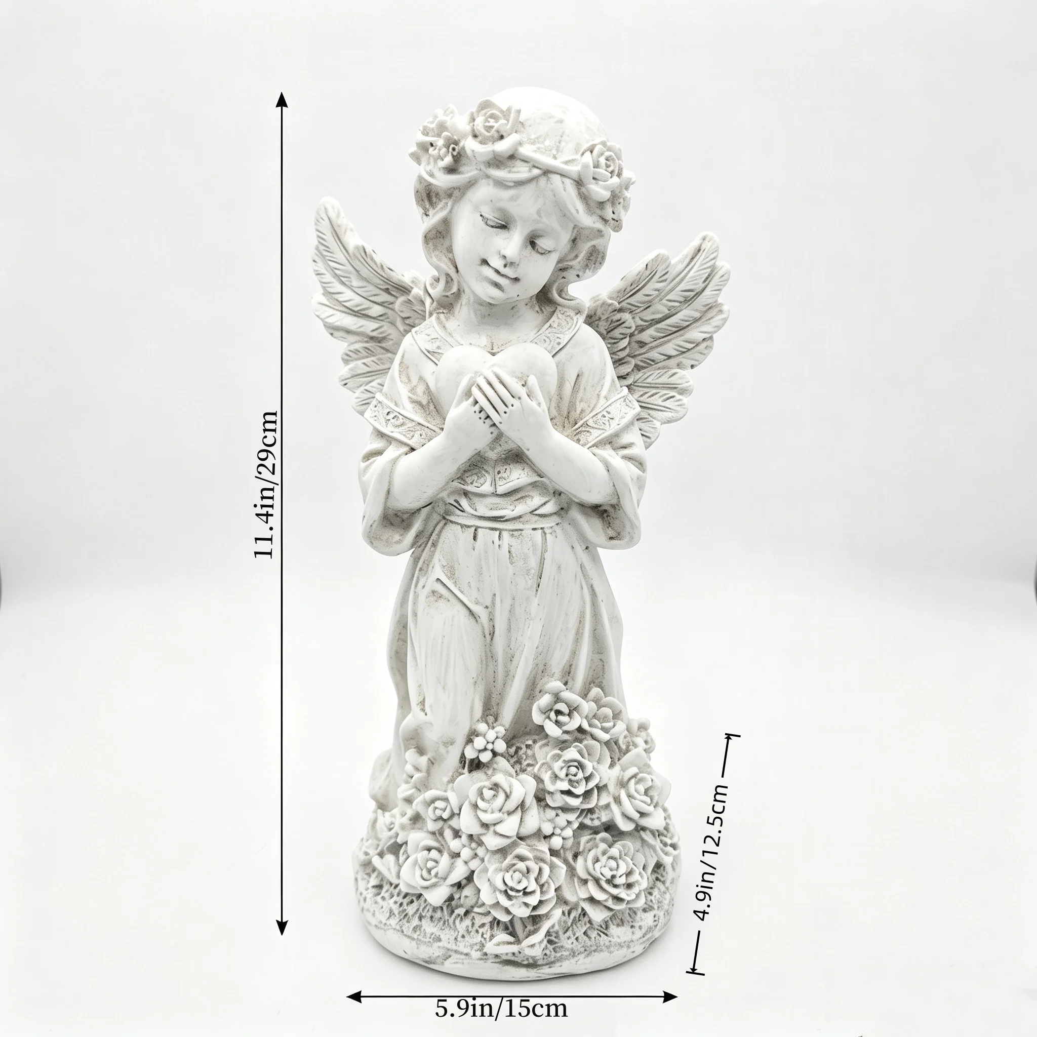 ของตกแต่งรูปปั้นนางฟ้า, รูปปั้ - Resin Art Rose บทวิจารณ์และราคา