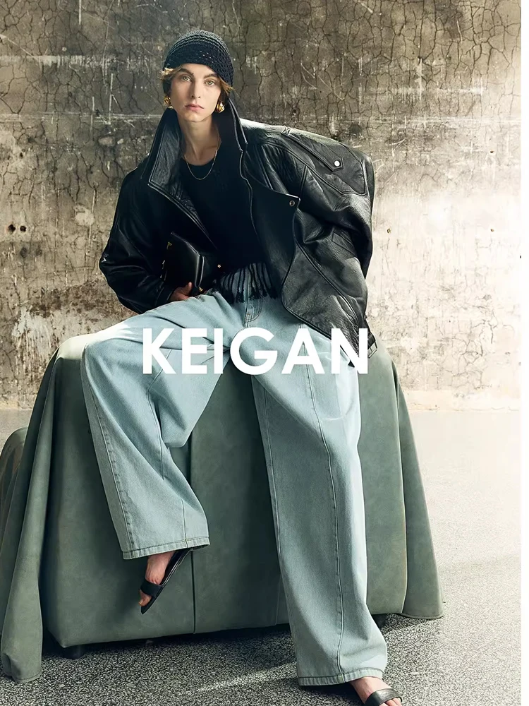 레트로 양가죽 자켓 여성용 헤비 워크 더블 레이어 칼라 - Leather Work Jacket Women'S 리뷰 및 가격