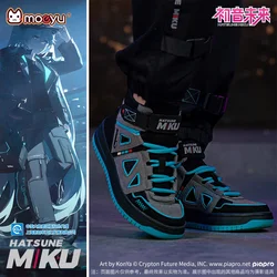 Hot Hatsune Miku Shoes For Men Vocaloid Cosplay Male Sneakers Women Tennis Sport Athletic Anime Figure Shoe Casual Shoes Gift
