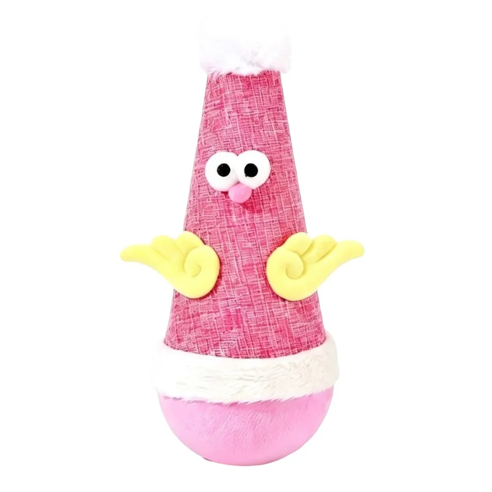 Chicken Shaped Cat Tumbler Wobbler Toy Bite-resistant Vertical Cat Scratch Post Cartoon Scratch Resistant Self-Balancing Cat Toy