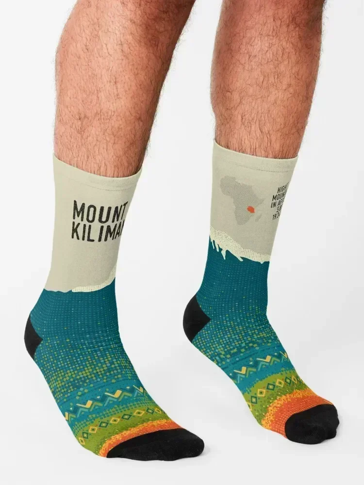 Mount Kilimanjaro Socks Thermal man winter luxury Stockings tennis Socks Women's Men's
