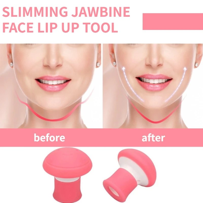 Silica Gel Mouth Jaw Exerciser Slimming Face Lift Tool Chin V Face Lifting Double Thin Wrinkle Removal Blow Breath Exerciser