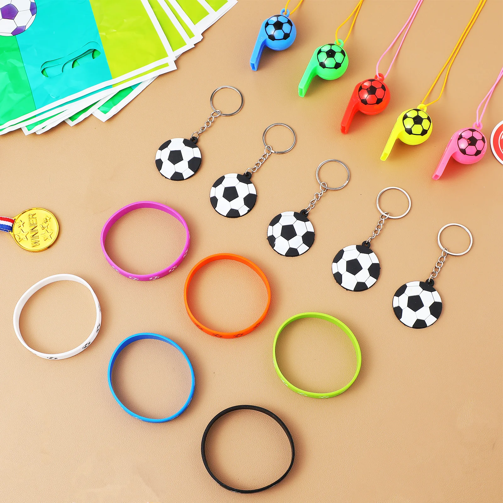 

Подарки Футбольная вечеринка Сувениры Футбол День рождения Матч Брелок Брелок Напястья Украшение
