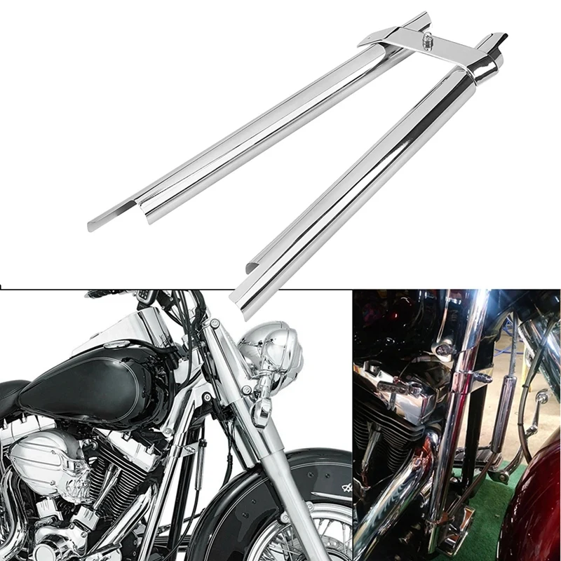 Motorcycle Down Tube Cover Accent Trim For  Softail Twin Cam Models 2000-2006 Frame Down Tube Covers