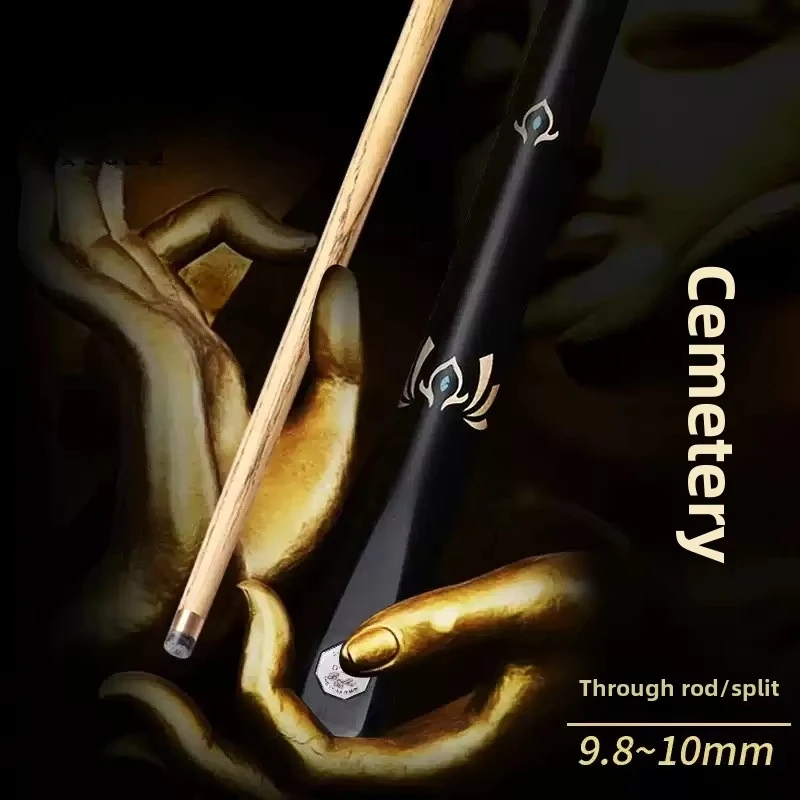 سر بودي مركز مشترك تجمع جديلة صغيرة النمط الصيني 3/4 سبليت أسود 8 جديلة السنوكر البلياردو القيقب الأبنوس بعقب كم 145 سنتيمتر #5