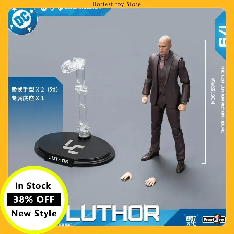 

Original Fondjoy Lex Luthor Action Figure Dc Justice League Figures Detective Comics 1/9 Lex Luthor Model Joint Movable Toy Gift