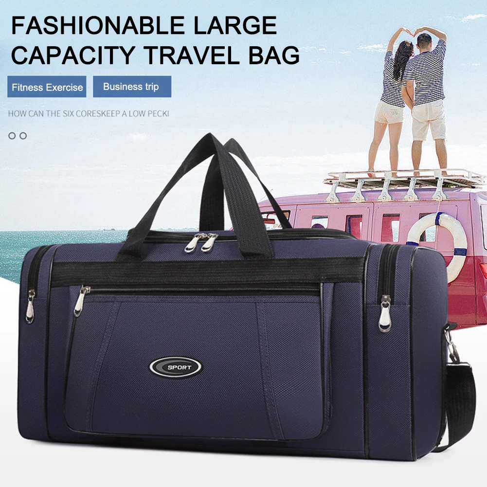 أكسفورد حقيبة الأمتعة اليد سعة كبيرة رحلة العمل حقيبة التخزين مقاوم للماء المحمولة للجنسين سستة في الهواء الطلق الأعمال حقيبة واق من المطر #2