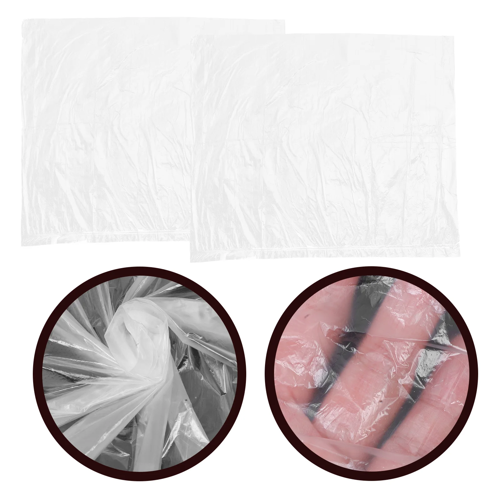 

160 Pcs Foot Bath Bag Bucket Foldable Mat Pads Soaking Pouch Pedicure Supplies Foot-care Plastic Washing Paraffin