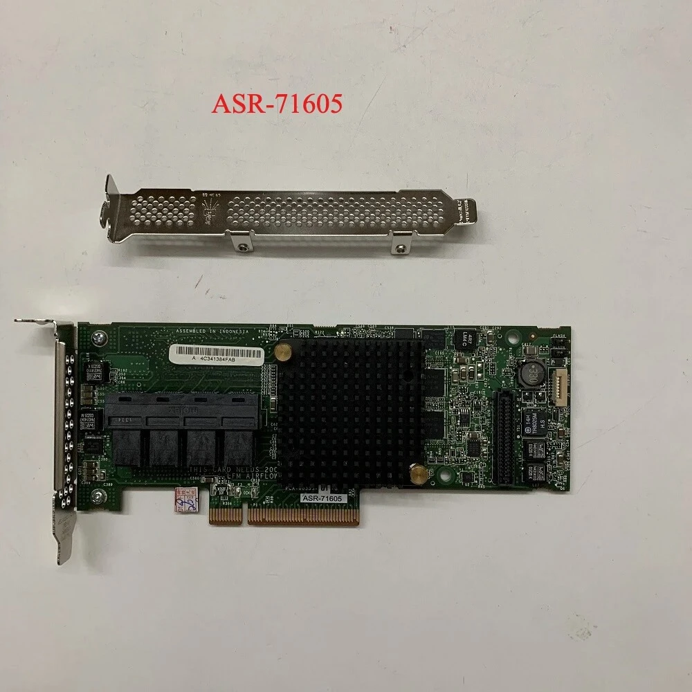 controleur-raid-sas-6-gbps-asr-71605-pcie-30-x8-16-ports-sff-8643-avec-1-go-de-cache