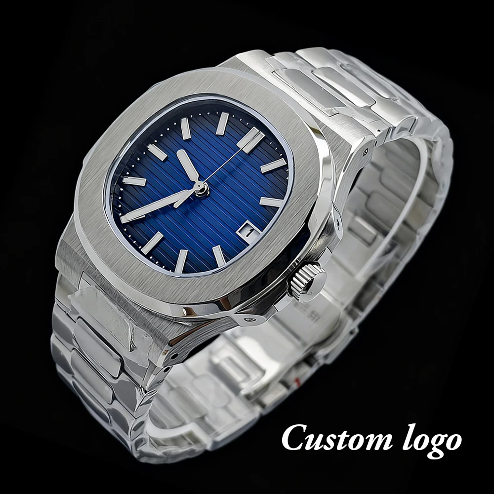 

Wholesale price NH35 Watch Men's Watch Stainless Steel Watch Customized Logo Watch Sapphire Glass NH35 Movement Watchcustom logo
