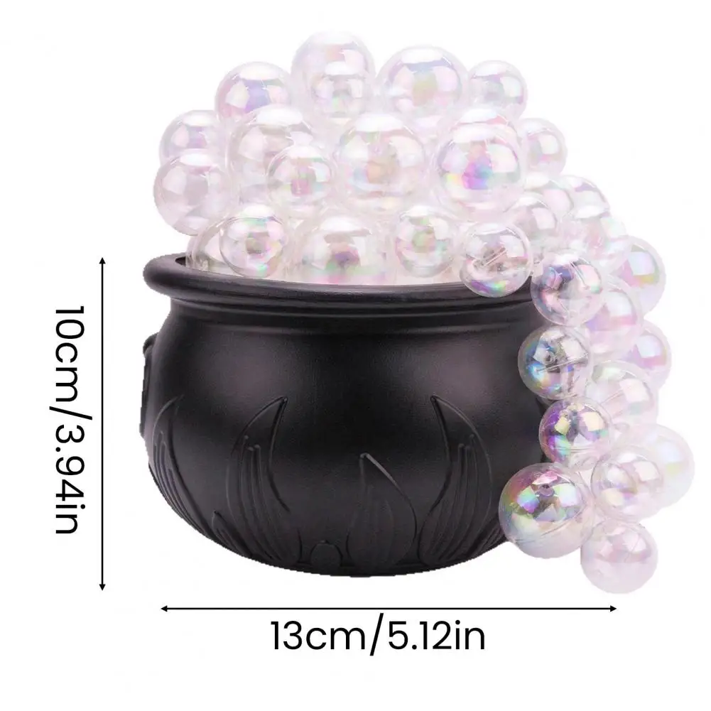 Unbreakable Ball Decorations for Cauldron Halloween Cauldron Decoration Set Witch Cauldron Set with Bubbling Effect Twinkling