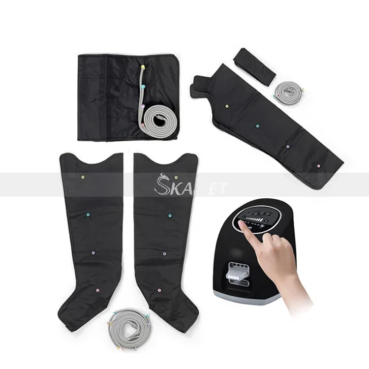 Air Chambers Leg Compression Massager Vibration Infrared Therapy Arm Waist Pneumatic Air Wraps Relax Pain Relief Massage