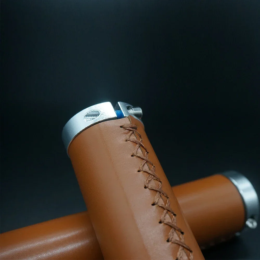 แฮนด์จักรยานถนนแบบเย็บ แฮนด์แบบย้อนยุค แฮนด์หนังแบบเย็บ