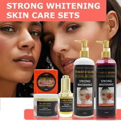 Natural Tomato Extract Whitening Skin Care Brightening and Glowing Skin Gentle Non-irritating No animal ingredients Skincare Set