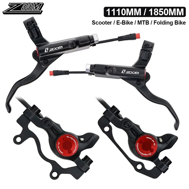 ZOOM 2 Piston E-Bike Scooter Hydraulic Brake Set MTB 1100/1850mm