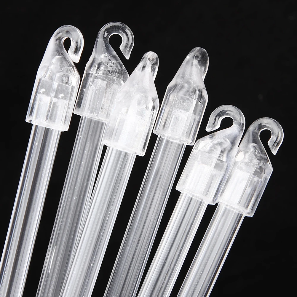 

3Pcs Acrylic Blind Wand Set Vertical Blind Replacement Sticks for Home Office Window Curtains Curtain Pull Wand
