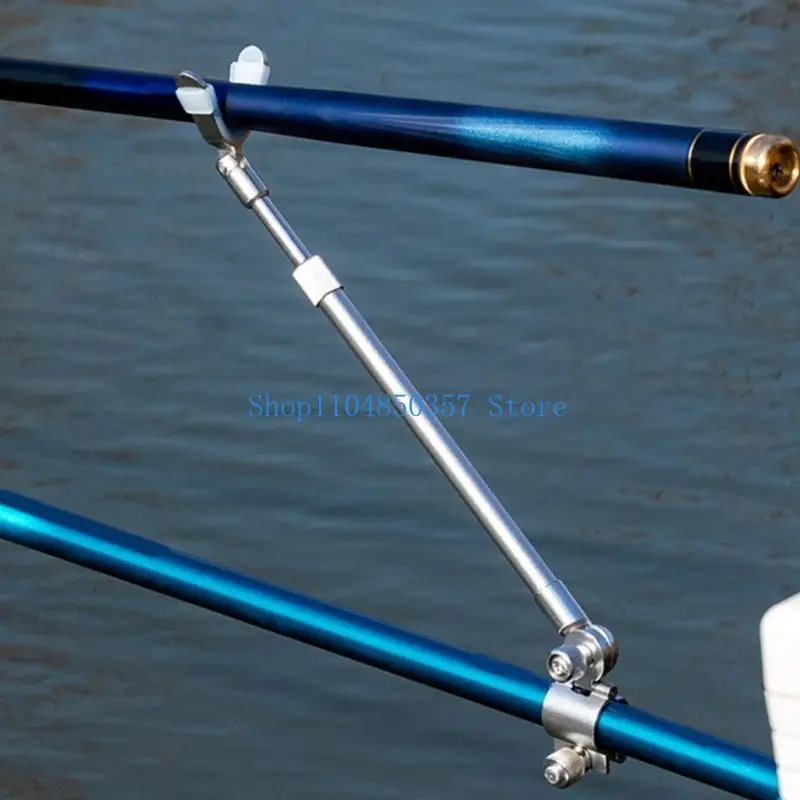 652F Fishing Rod Bracket Stretchable Fixing Fishing Rod Holder Rear Hanging Bracket