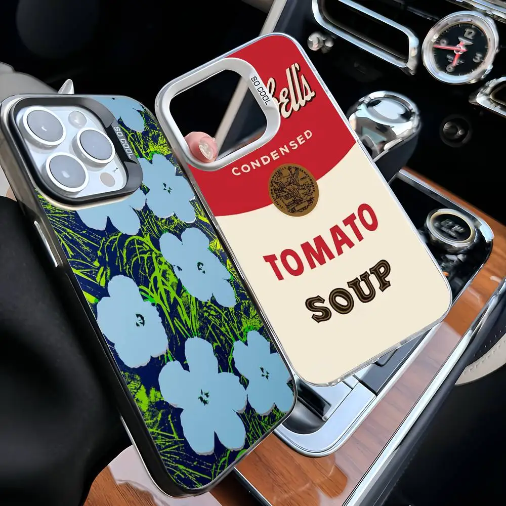 

Andy Warhol Art Phone Cases For IPhone 17 16 15 14 13 12 11 Plus Pro Max Pro Color Matte Cover