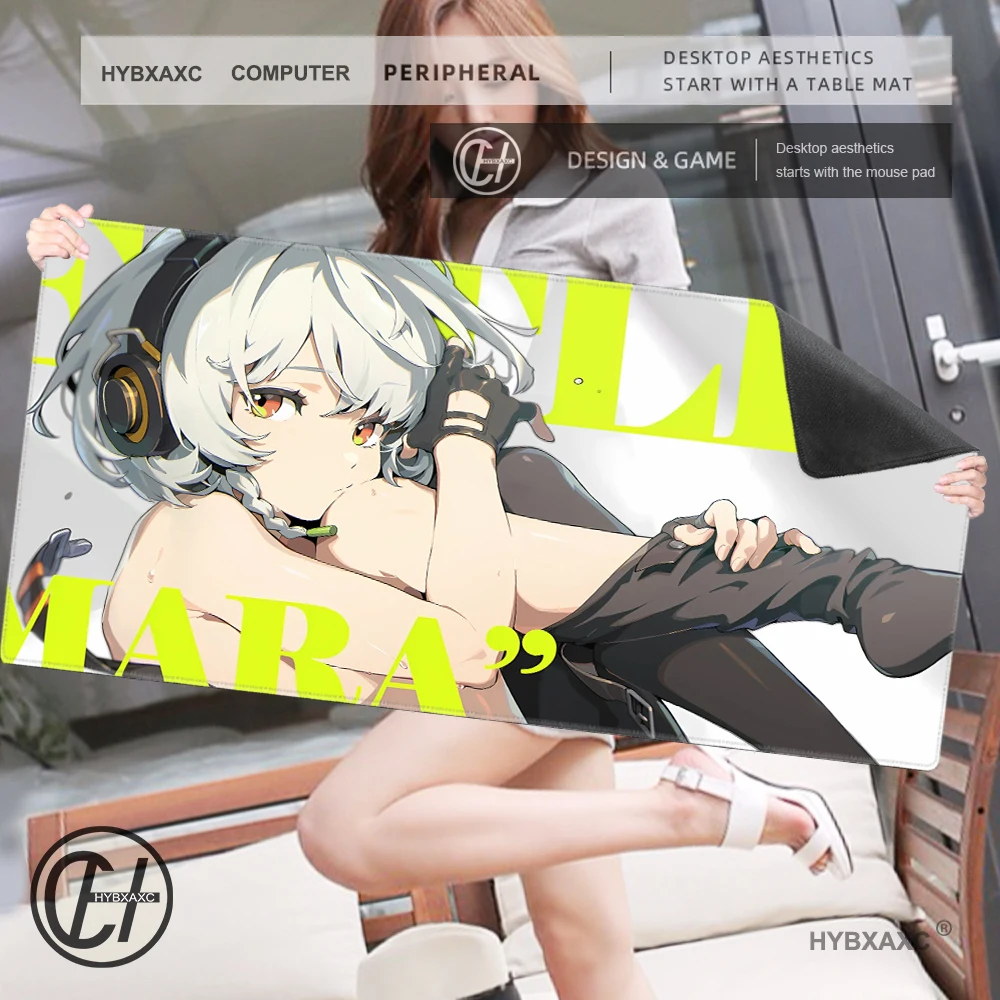 Anime Cartoon Large Mouse Pad Extended Zenless Zone Zero Anby Nicole Demara Mana Figures Keyboard Pad Large 120x60 XXL Desk Mat
