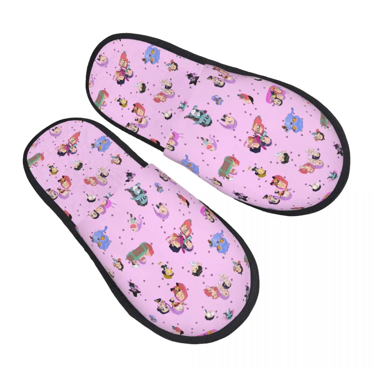 

Custom Print Women Kpop Hunter Demons House Slippers Soft Warm Huntrix Memory Foam Fluffy Slipper Indoor Outdoor Shoes