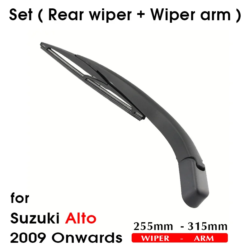 BEMOST Car Rear Windshield Wiper Arm Blades Brushes For Suzuki Alto 2009 Onwards Back Windscreen Auto Styling Accessories