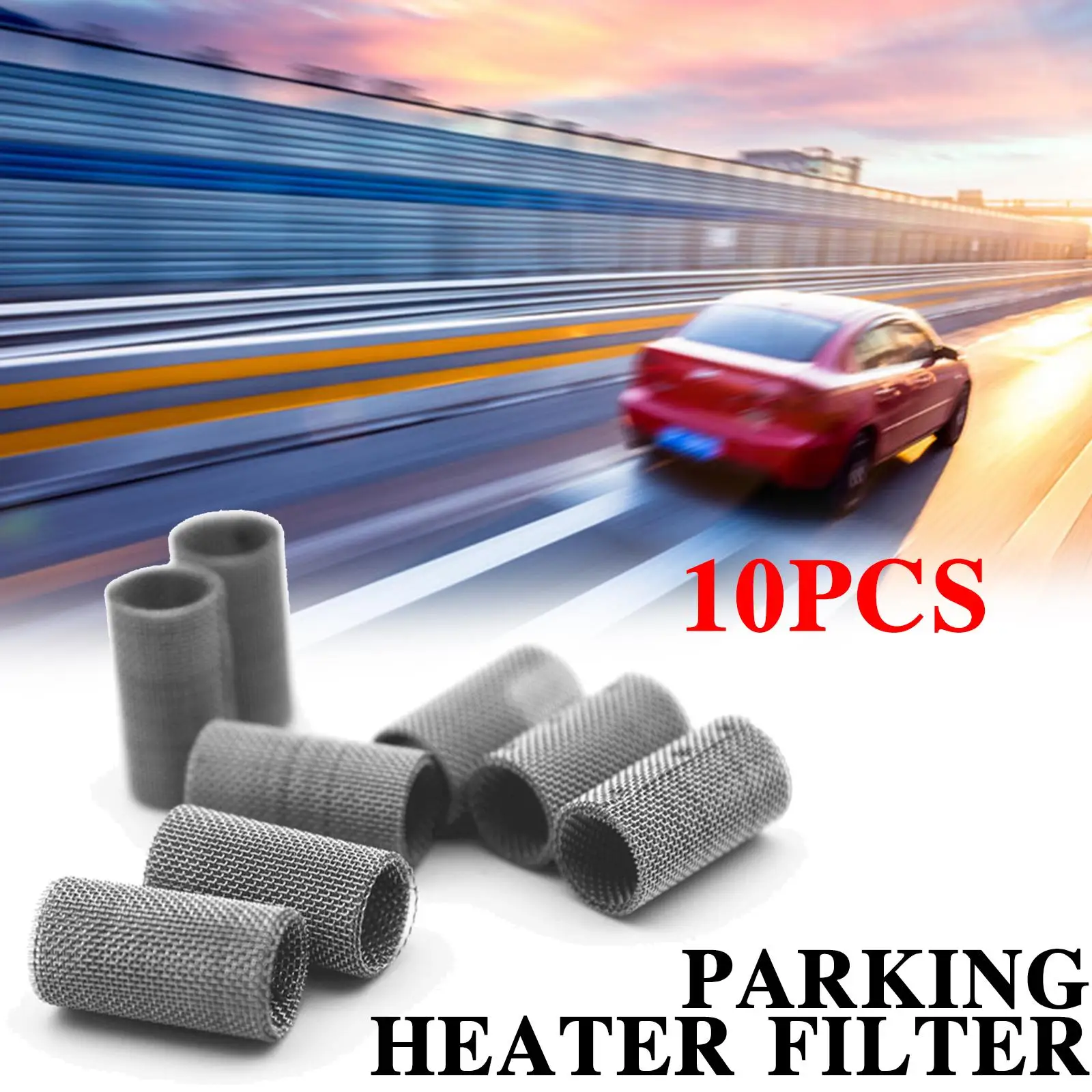 10Pcs 310s Stainless Steel Strainer Screen For Diesel Air Parking Heater Car Glow Plug Burner 3-Layers Filter Mesh N0H7