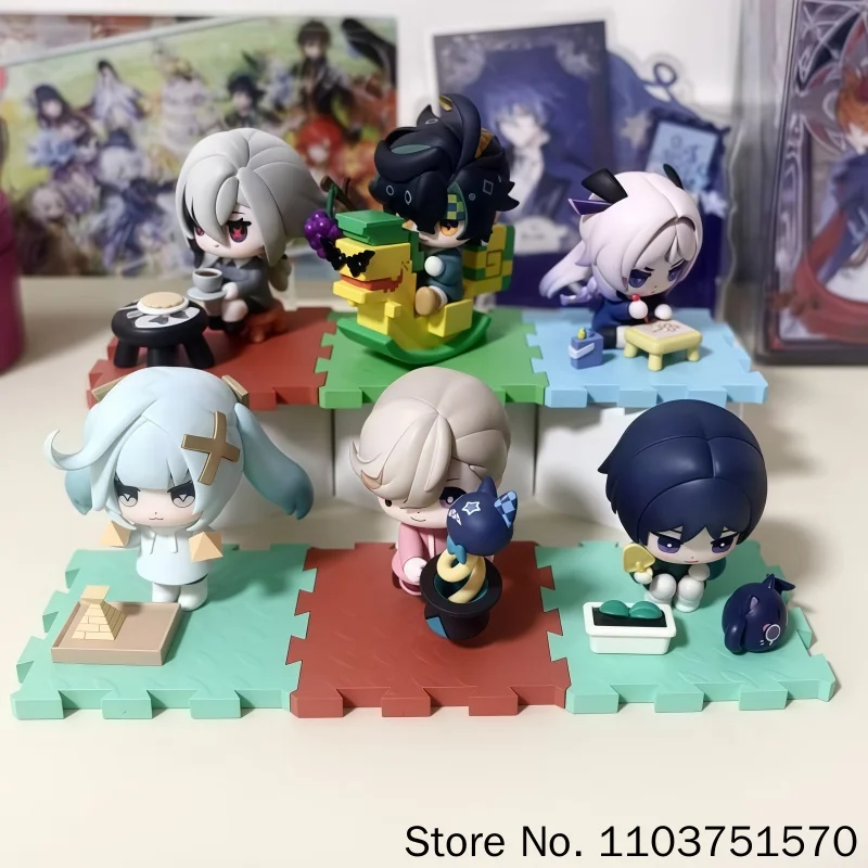 Figurines Genshin Impact Série Rêves d'Enfants Chers – Boîte Mystère – Décorations Anime – Collection de Jouets – Cadeau pour Enfant
