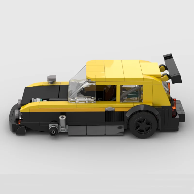266PCS New MOC ​​Champions City Highway 1981 Reliant Robin Modular Children's Educational Building Blocks Toy Gift view 3